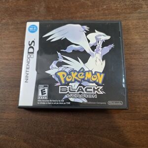 Nintendo DS Pokemon Black Version Game 1st Print Cib